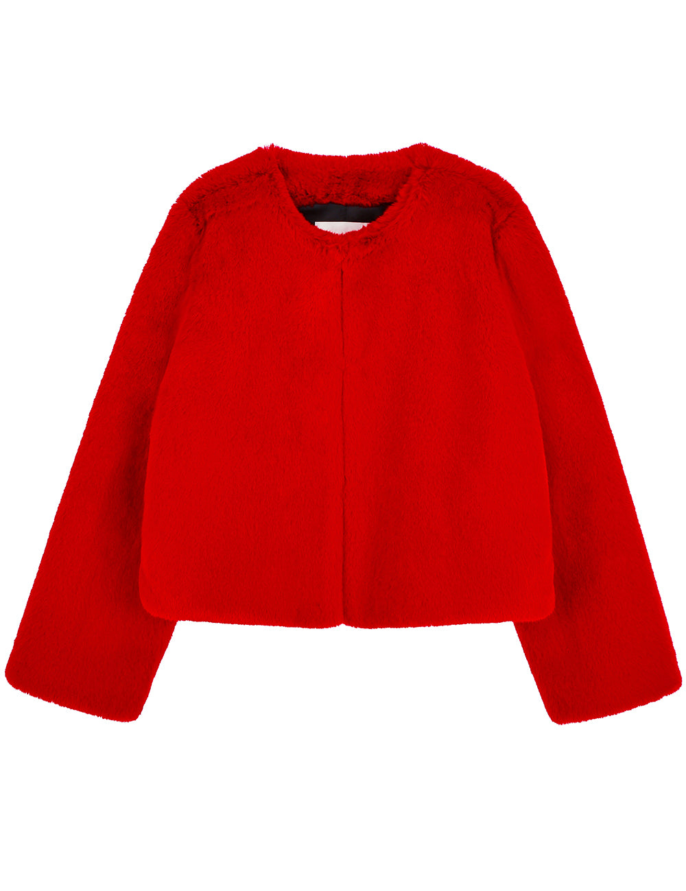 [SIGNATURE LINE] FAUX FUR BIEN SHORT JACKET