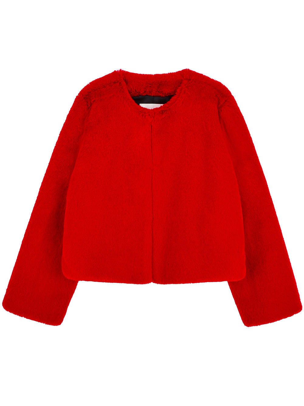 [SIGNATURE LINE] FAUX FUR BIEN SHORT JACKET