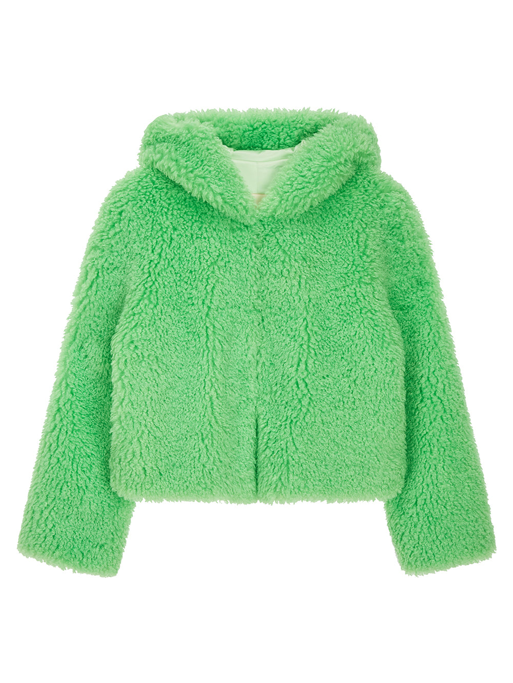 [FINAL SALE] FAUX FUR BIEN HOODED SHORT JACKET