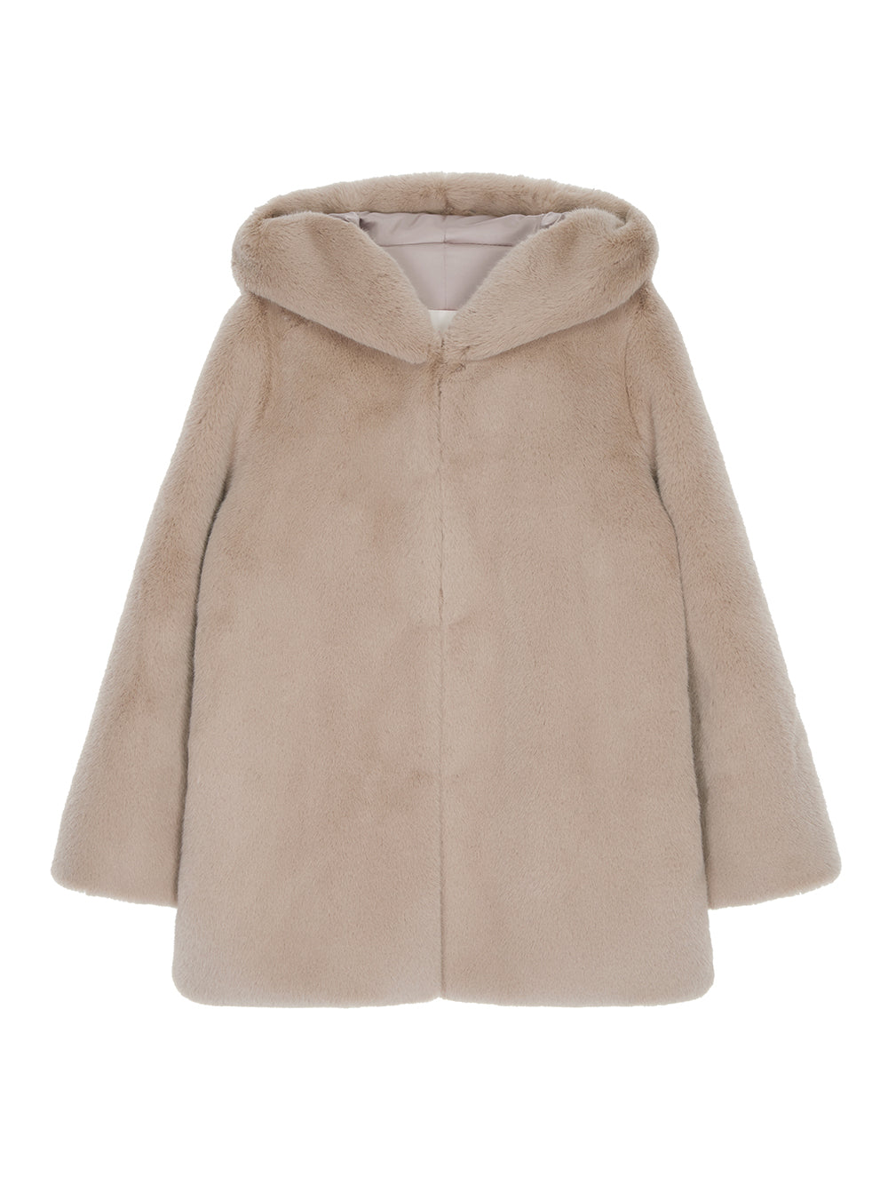 [SIGNATURE LINE] FAUX FUR BIEN HOODED JACKET