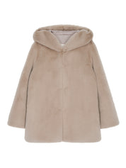[SIGNATURE LINE] FAUX FUR BIEN HOODED JACKET