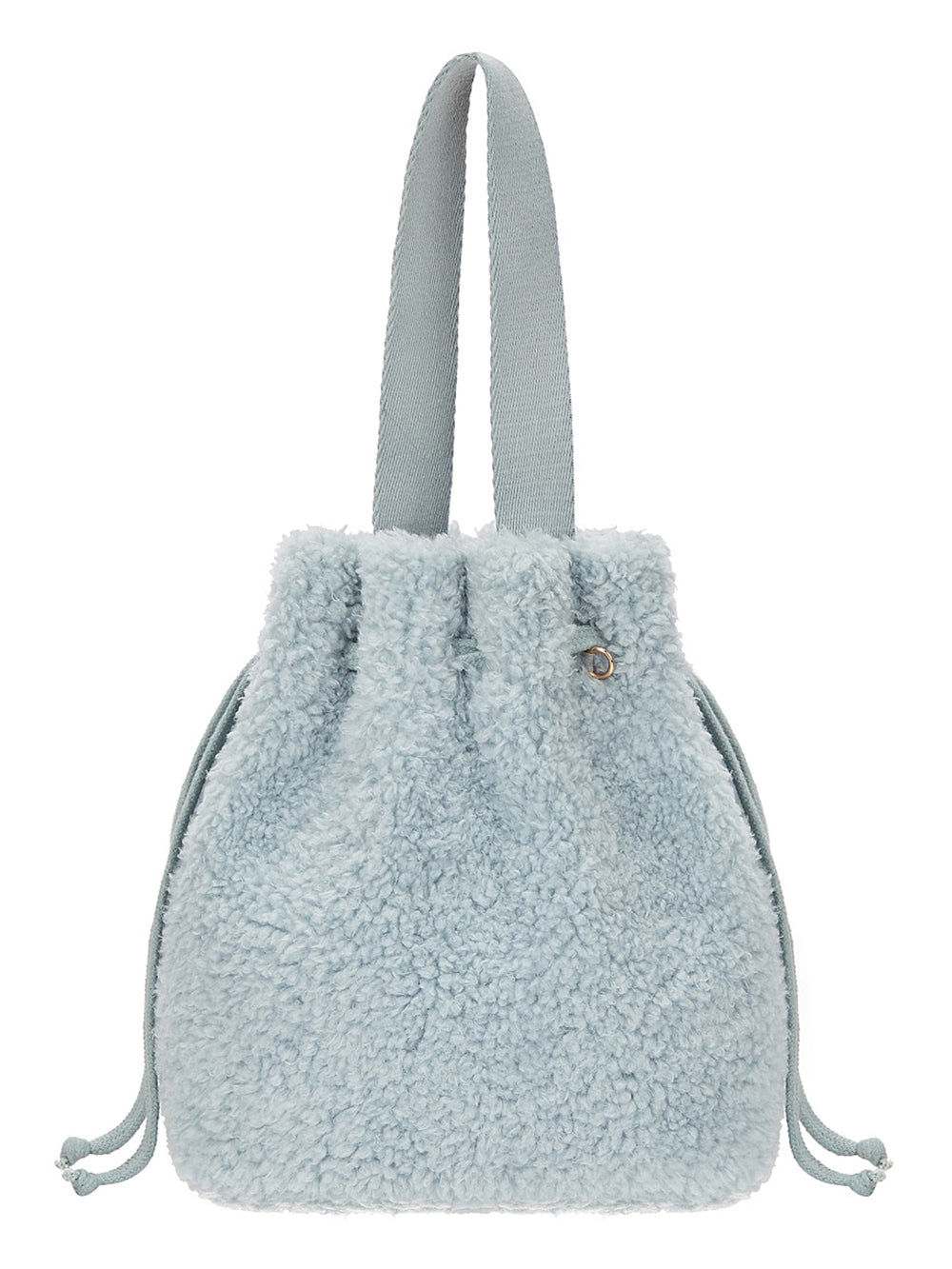 [SIGNATURE LINE] FAUX FUR BÉNÉ BUCKET BAG