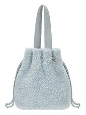 [SIGNATURE LINE] FAUX FUR BÉNÉ BUCKET BAG