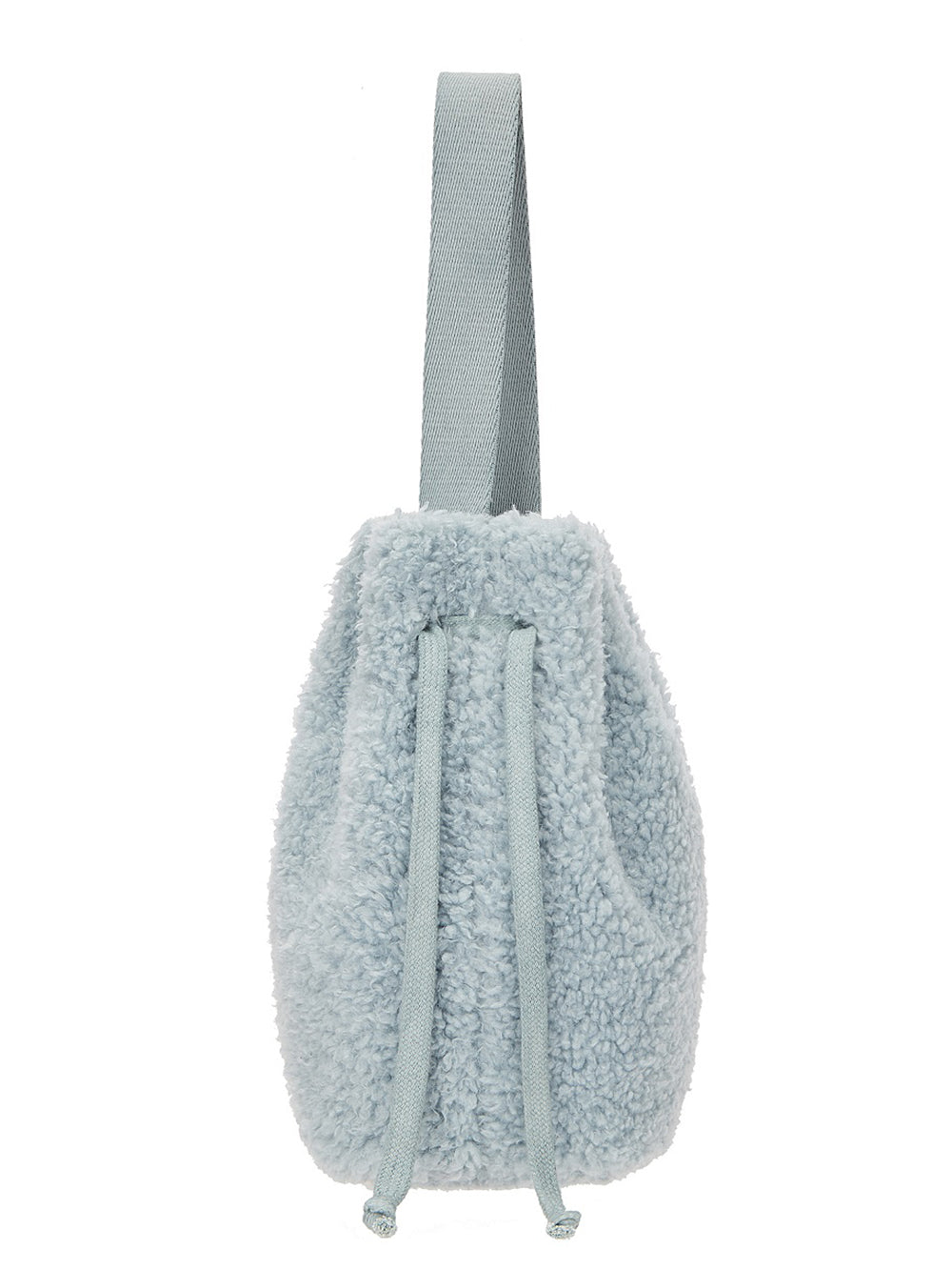 [SIGNATURE LINE] FAUX FUR BÉNÉ BUCKET BAG