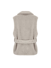 [SIGNATURE LINE] FAUX FUR PETER VEST