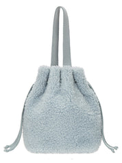 [SIGNATURE LINE] FAUX FUR BÉNÉ BUCKET BAG