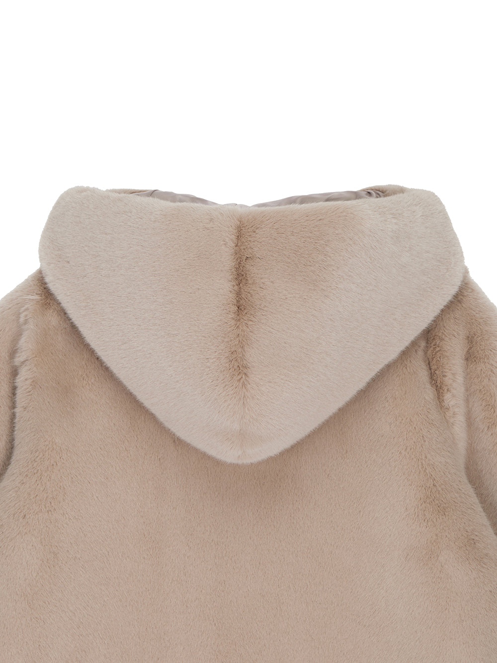 [SIGNATURE LINE] FAUX FUR BIEN HOODED JACKET