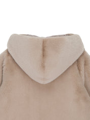 [SIGNATURE LINE] FAUX FUR BIEN HOODED JACKET