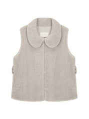 [SIGNATURE LINE] FAUX FUR PETER VEST