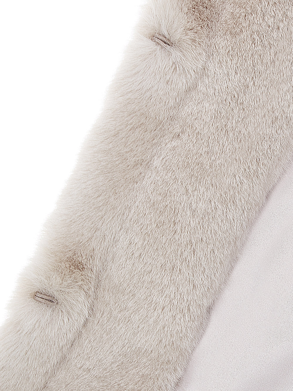 FAUX FUR HALF SLEEVED JACKET