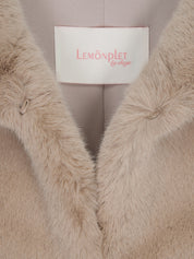[SIGNATURE LINE] FAUX FUR BIEN HOODED JACKET