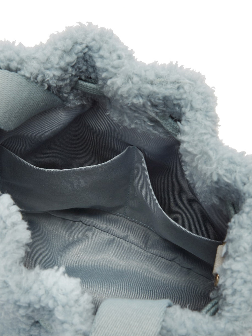 [SIGNATURE LINE] FAUX FUR BÉNÉ BUCKET BAG