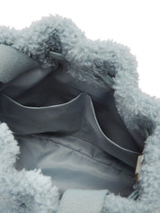 [SIGNATURE LINE] FAUX FUR BÉNÉ BUCKET BAG