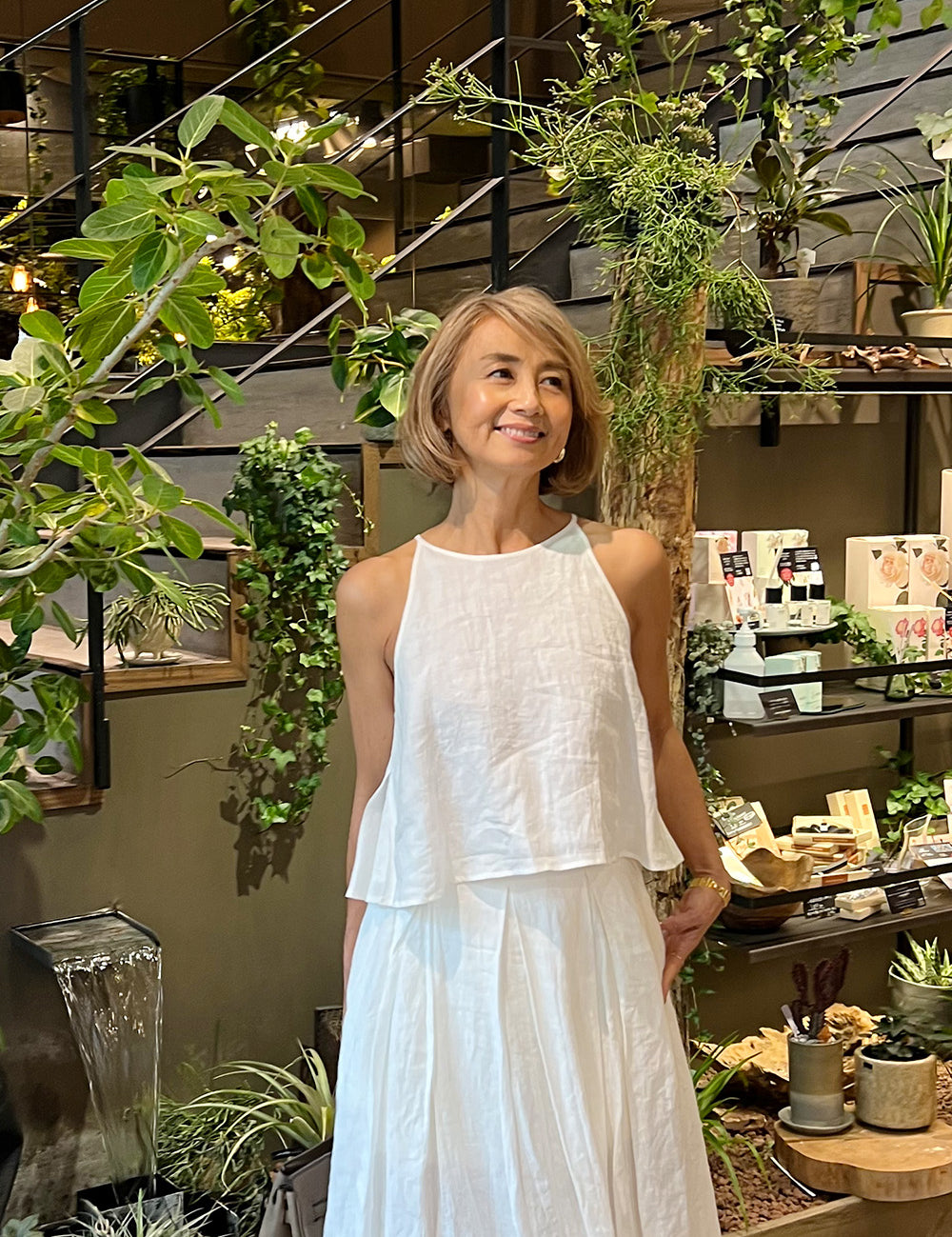 GAGA LINEN TOP
