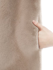 [SIGNATURE LINE] FAUX FUR BIEN HOODED JACKET