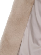 [SIGNATURE LINE] FAUX FUR BIEN HOODED JACKET