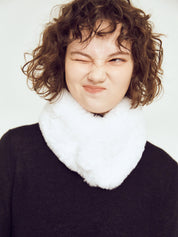 [SIGNATURE LINE] FAUX FUR BLANCHE-RONNI NECK WARMER