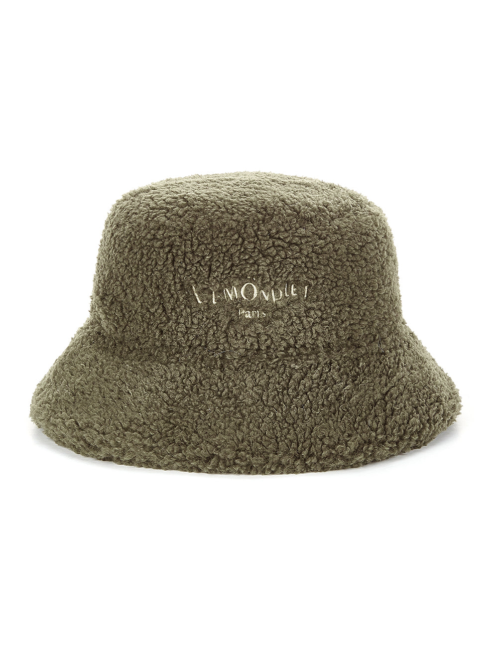 [SIGNATURE LINE] FAUX FUR BUCKET HAT WITH LEMÖNPLET LOGO
