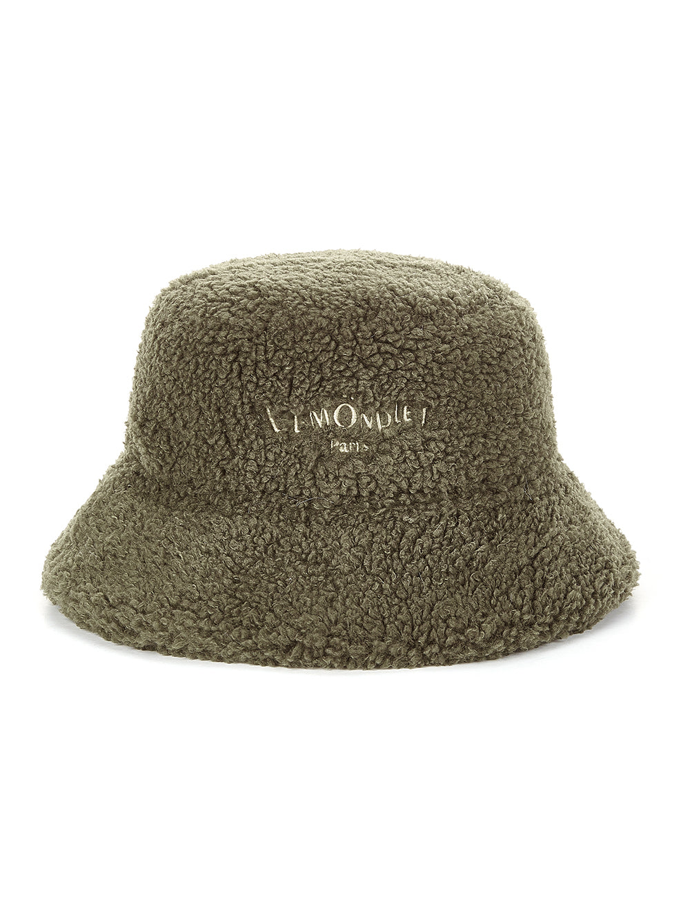 [SIGNATURE LINE] FAUX FUR BUCKET HAT WITH LEMÖNPLET LOGO