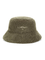 [SIGNATURE LINE] FAUX FUR BUCKET HAT WITH LEMÖNPLET LOGO