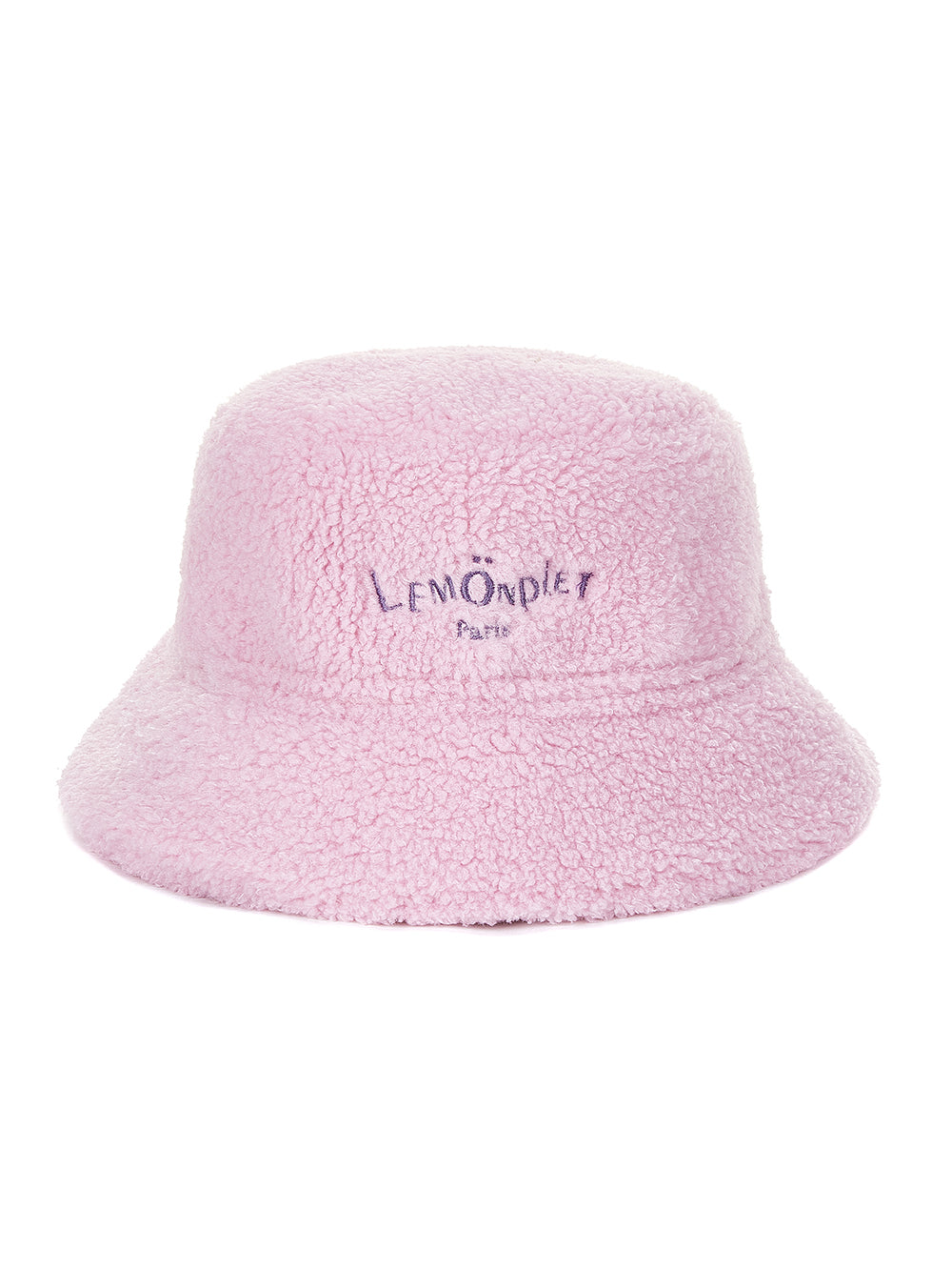 [SIGNATURE LINE] FAUX FUR BUCKET HAT WITH LEMÖNPLET LOGO
