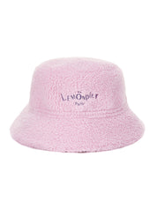 [SIGNATURE LINE] FAUX FUR BUCKET HAT WITH LEMÖNPLET LOGO