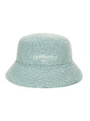 [SIGNATURE LINE] FAUX FUR BUCKET HAT WITH LEMÖNPLET LOGO