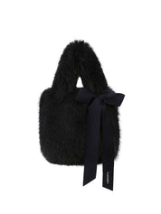 [SIGNATURE LINE] FAUX FUR CHUPETTE BAG