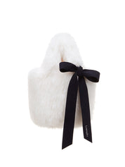 [SIGNATURE LINE] FAUX FUR CHUPETTE BAG