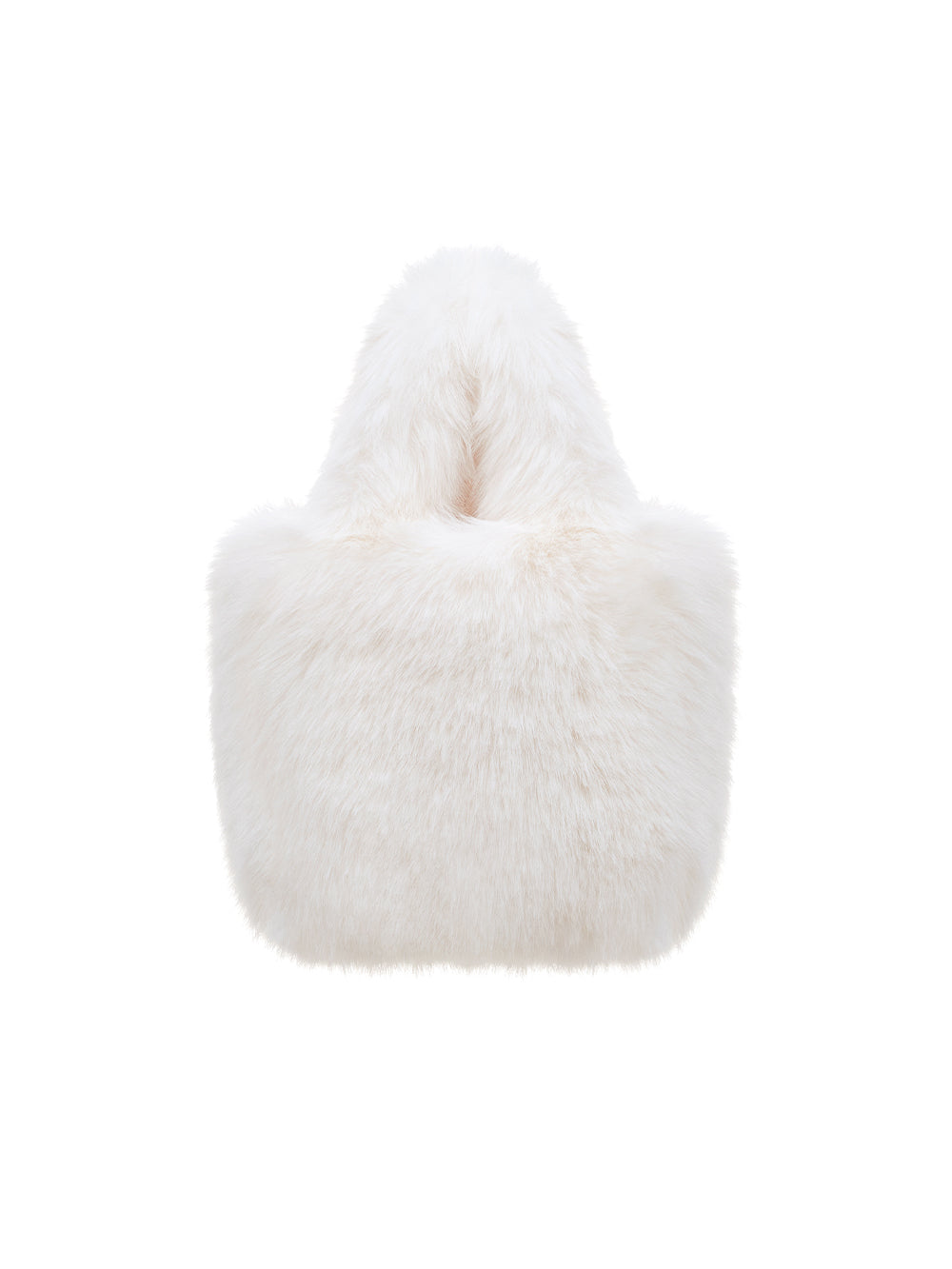 [SIGNATURE LINE] FAUX FUR CHUPETTE BAG