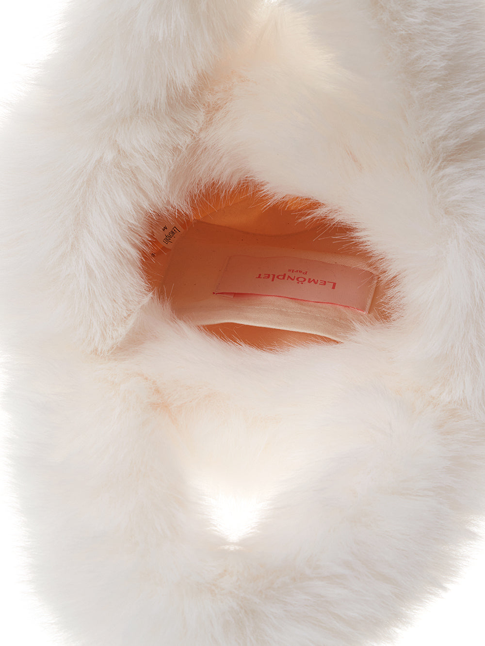 [SIGNATURE LINE] FAUX FUR CHUPETTE BAG