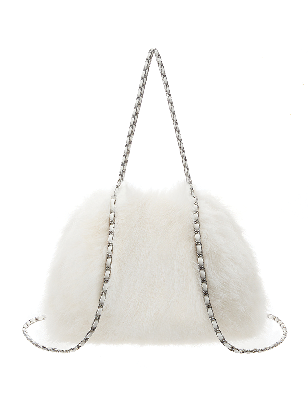 [SIGNATURE LINE] FAUX FUR CHUPETTE BACKPACK