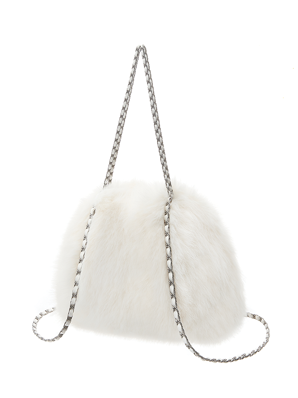[SIGNATURE LINE] FAUX FUR CHUPETTE BACKPACK