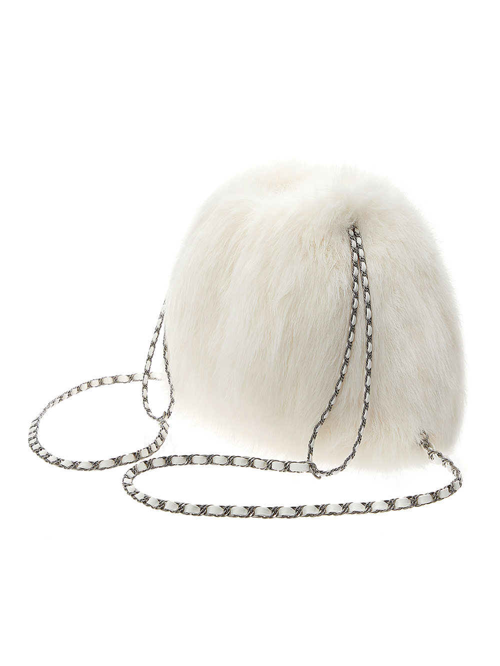 [SIGNATURE LINE] FAUX FUR CHUPETTE BACKPACK