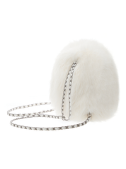 [SIGNATURE LINE] FAUX FUR CHUPETTE BACKPACK