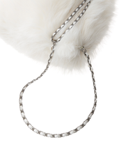 [SIGNATURE LINE] FAUX FUR CHUPETTE BACKPACK