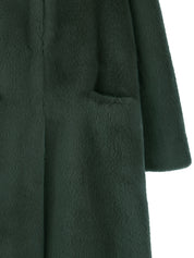 [SIGNATURE LINE] FAUX FUR LAON HOODED MAXI COAT