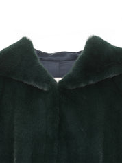 [SIGNATURE LINE] FAUX FUR LAON HOODED MAXI COAT