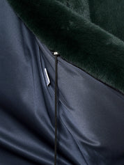 [SIGNATURE LINE] FAUX FUR LAON HOODED MAXI COAT