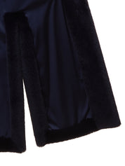 [SIGNATURE LINE] FAUX FUR LAON HOODED MAXI COAT