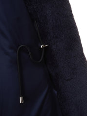 [SIGNATURE LINE] FAUX FUR LAON HOODED MAXI COAT