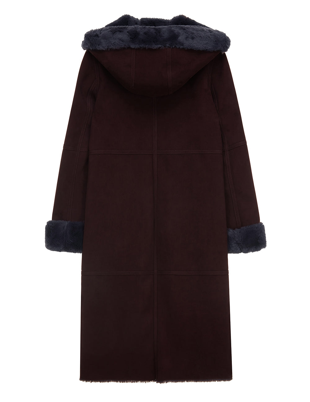 FAUX FUR LOMPER HOODED COAT