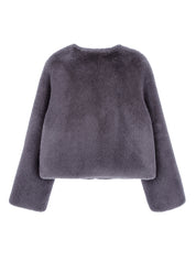 [SIGNATURE LINE] FAUX FUR BIEN SHORT JACKET