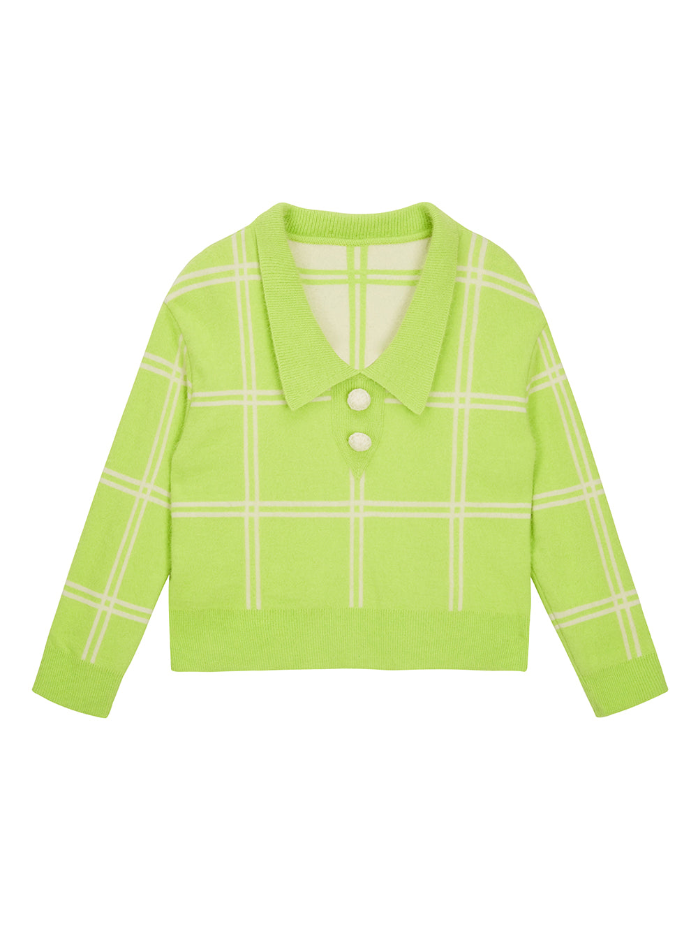 [FINAL SALE] KNIT SUNNY ANGORA V-NECKLINE