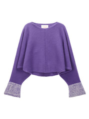 [FINAL SALE] KNIT POBI BUTTERFLY SLEEVE SWEAT