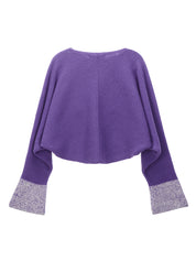 [FINAL SALE] KNIT POBI BUTTERFLY SLEEVE SWEAT