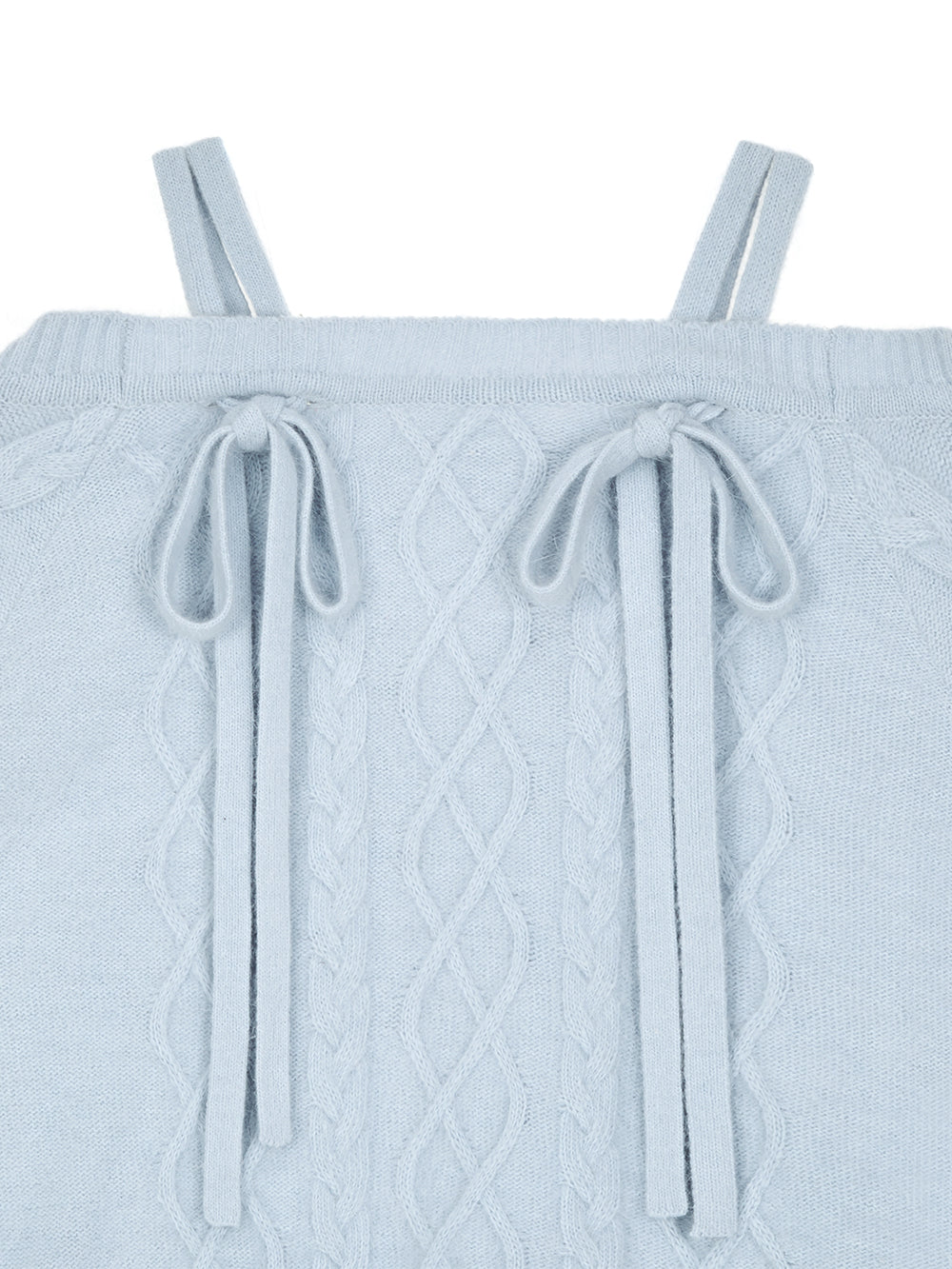 [FINAL SALE] KNIT VIVI RIBBON DETAIL TOP