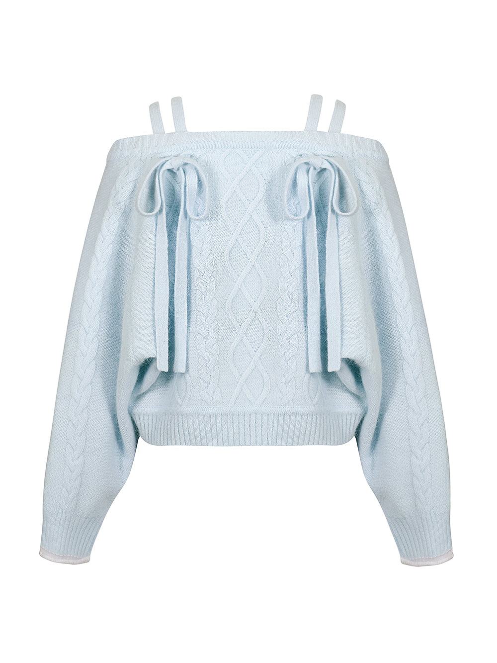 [FINAL SALE] KNIT VIVI RIBBON DETAIL TOP