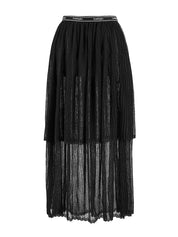 [FINAL SALE] NIA LONG-LENGTH PLEATED SKIRT