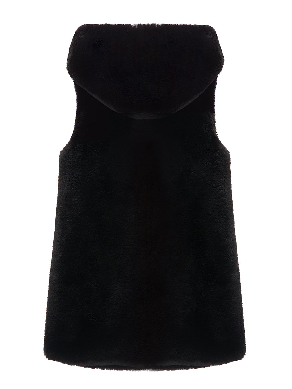FAUX FUR CUPID HOODED VEST